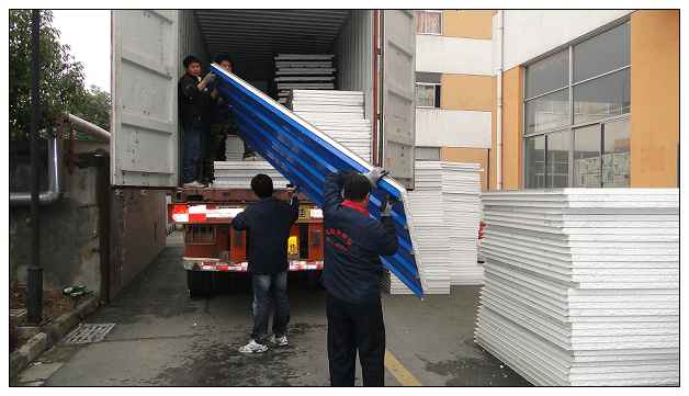 裝活動房板材過程（chéng）中