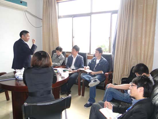 十大網商調研小組來我司參觀交流